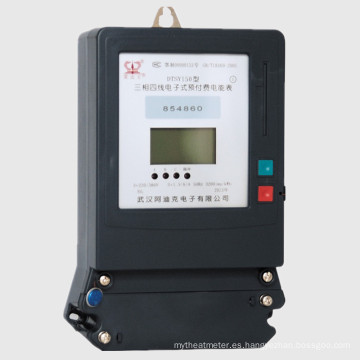 IC Card Trifásico Prepago Electric Meter